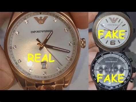 how to verify Armani watch